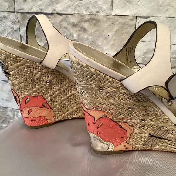 Coach Justeen Platform Espadrille Wedge Sandals - Picture 10 of 14